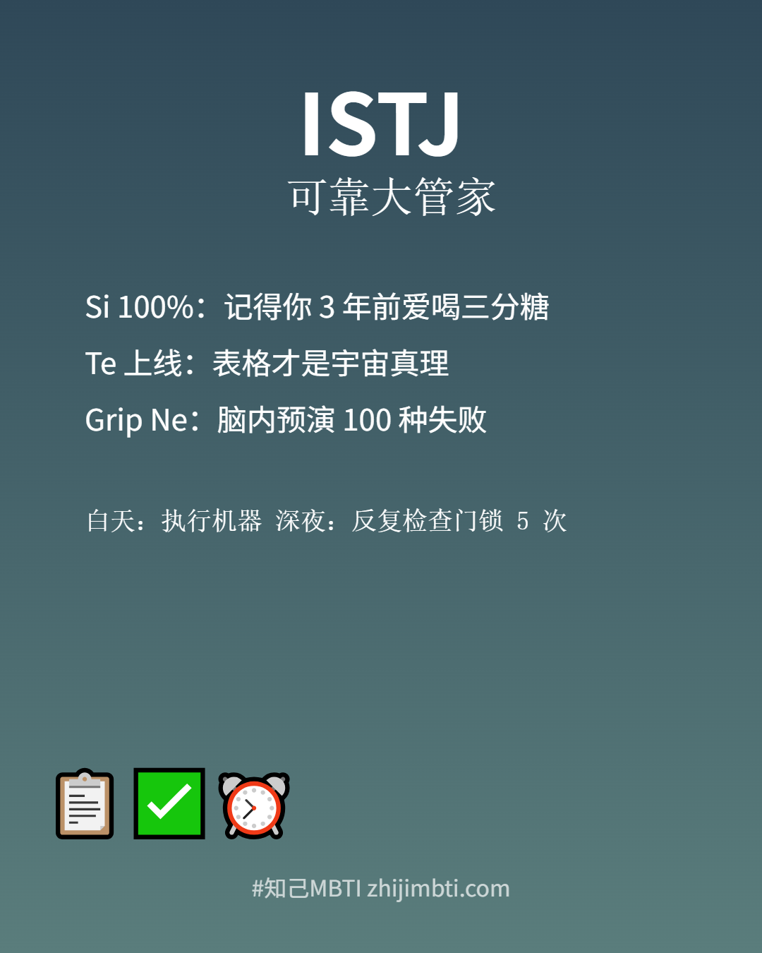 ISTJ身份卡
