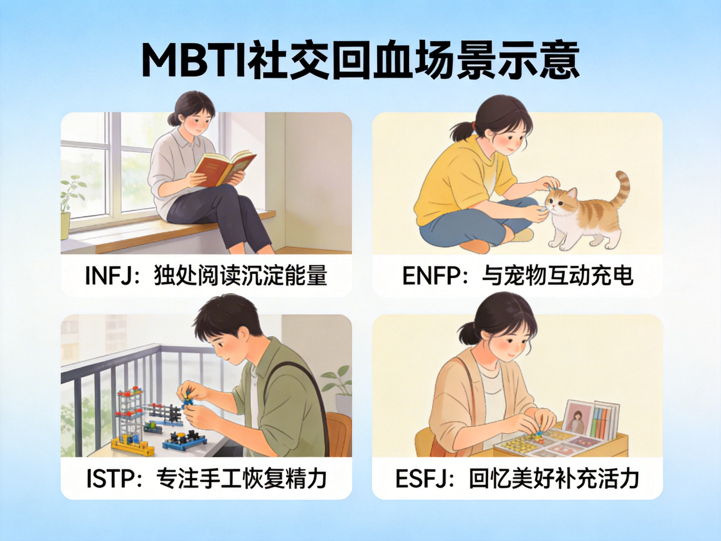 《初六返工前急救！假期社交榨干MBTI电量？专属回血指南来了》
