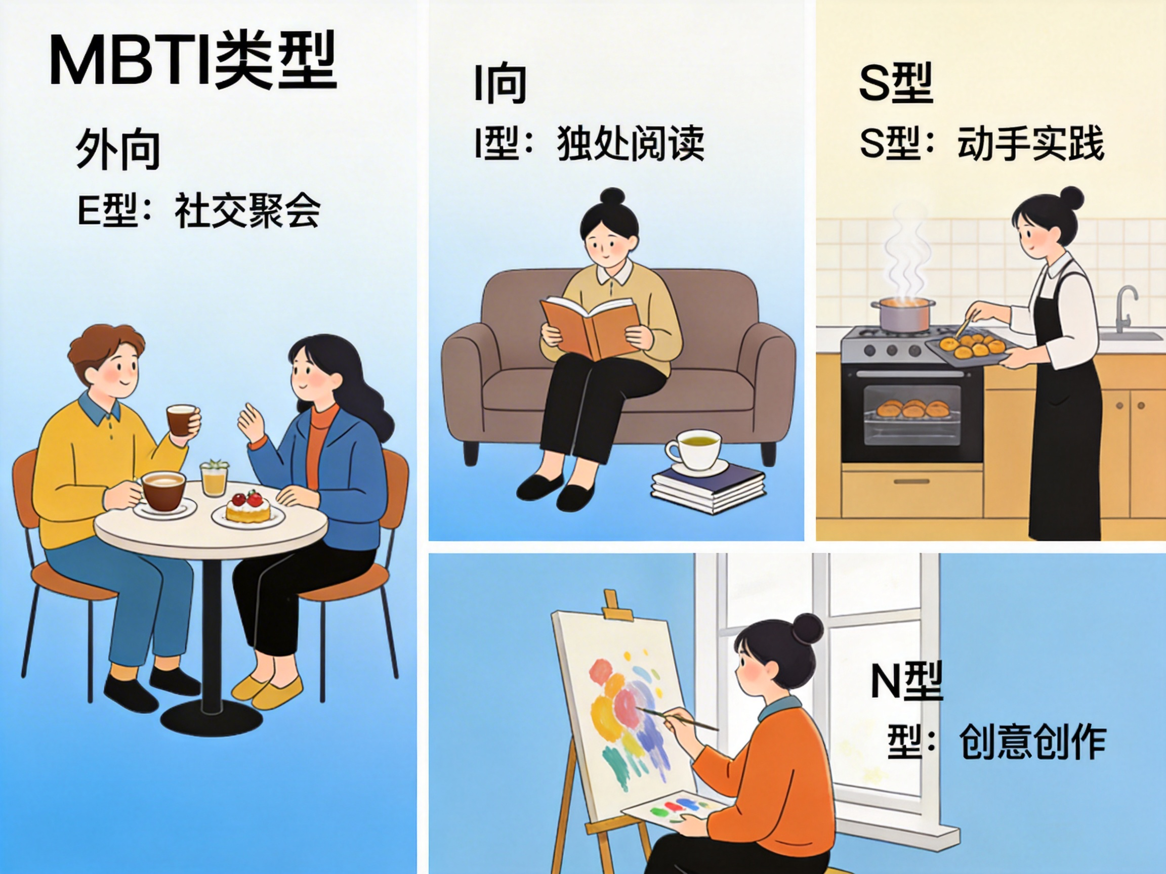  周末到底要躺平还是赴局？MBTI偷偷暴露了你的「快乐开关」